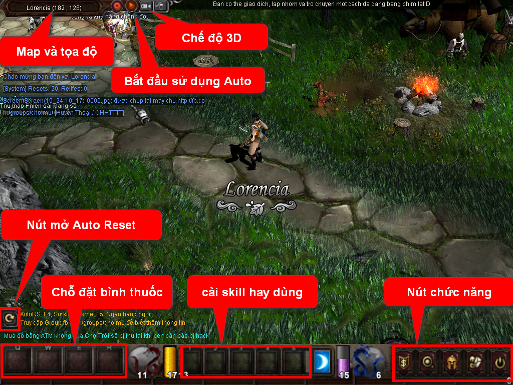 Chức năng chính của Game MU Đại Dương